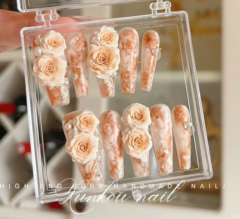 Sunset Rose Garden (Handmade)